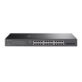 TP-LINK (SG2428LP) Omada 28-Port Gigabit Smart Switch with 16-Port PoE+, 4 GB SFP Slots, Rackmountable