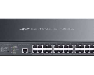 TP-Link Omada SG3428XMPP network switch Managed L2+ Gigabit Ethernet (10/100/1000) Power over Ethernet (PoE) 1U Black