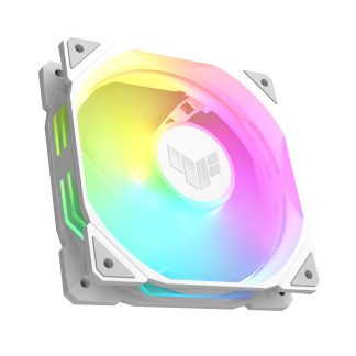 Asus TUF Gaming TR120 ARGB Reverse Blade 120mm PWM Case Fans (3 Pack), Hydraulic  Bearing, 28mm Frame, Double-layer LED Matrix Design, 2000 RPM, White