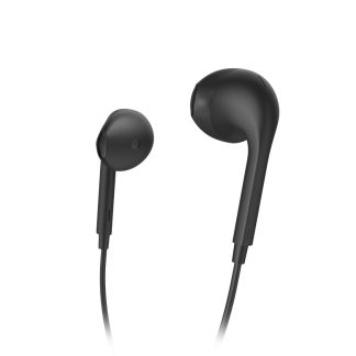 Hama (Glow) Apple/Lightning Earset with Microphone, Answer Button, Volume Control, Black