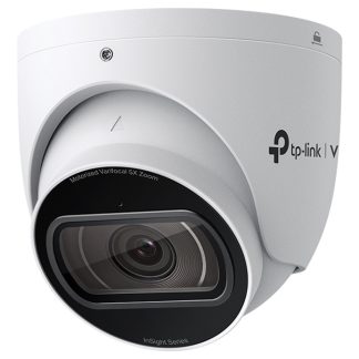 TP-LINK (InSight S445ZI) VIGI 4MP IR Motorized Varifocal Turret Network Camera, 5x Zoom, IP67, PoE, AI Detection/Classification, Two-Way Audio, H.265+