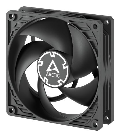 ARCTIC P9 PWM PST CO 92mm Case Fan w/ Cable Splitter for Continuous Operation, Black, Dual Ball Bearing, 200-3000 RPM, 0dB Mode