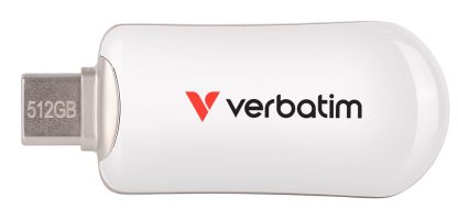 VERBATIM Plectra USB-C Flash Drive white 512GB