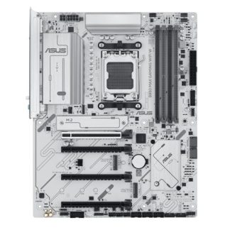 Asus B850 MAX GAMING WIFI W, AMD B850, AM5, ATX, 4 DDR5, HDMI, DP, Wi-Fi 6E, 2.5G LAN, 3x M.2, White