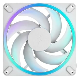 Fractal Design Momentum 14 ARGB 140mm PWM Case Fan, 20 LEDs, FDB Bearing, 350-1800RPM, 8-pin Connector, White