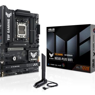 Asus TUF GAMING B650E-PLUS WIFI, AMD B650, AM5, ATX, 4 DDR5, HDMI, DP, Wi-Fi 6E, 2.5G LAN, PCIe5, RGB, 3x M.2