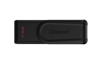 Kingston DataTraveler Exodia S DTXS/64GB USB Flash Drive, 64GB, USB 3.2,  Black, Swivel Cap Design