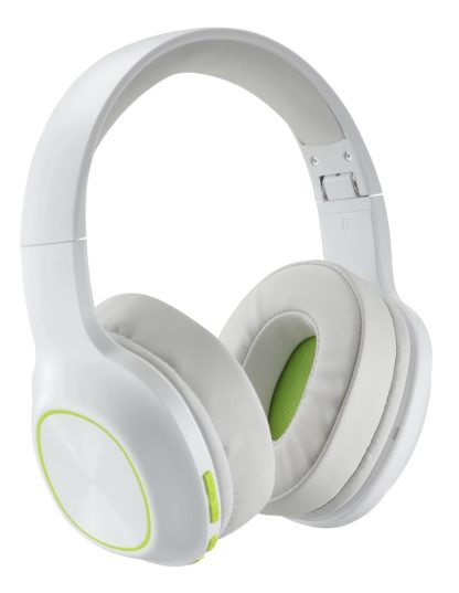 Hama (Spirit Calypso III) Bluetooth Headset w/ Mic, Bass Boost, Foldable, Passive Noise Suppression, Up to 60hrs Battery, White