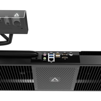 ARCTIC Senza Under Desk PC, Ryzen 5 5500GT, 16GB DDR4, 1TB SSD, Wi-Fi 6E, 2.5G LAN, USB-C, Silent Passive Cooling, Windows 11 Home N